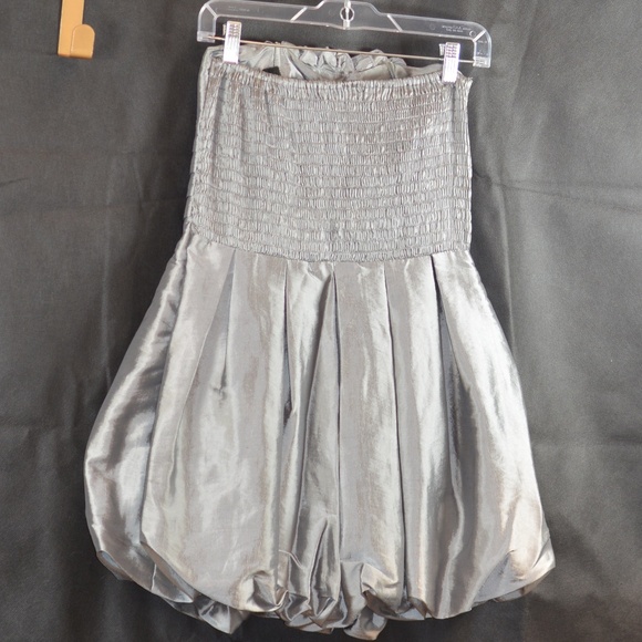 Silver Bubble Dress SZ S Daisy - Picture 4 of 5